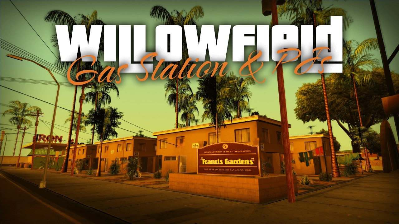 (open.mp/mta) Environment Modding - Willowfield Gas & Francis Gardens [#31]