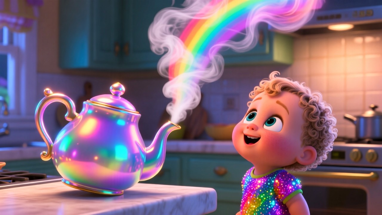 I Am a Little Teapot | Classic Action Nursery Rhyme for Kids | Tip Me Over Sing Along