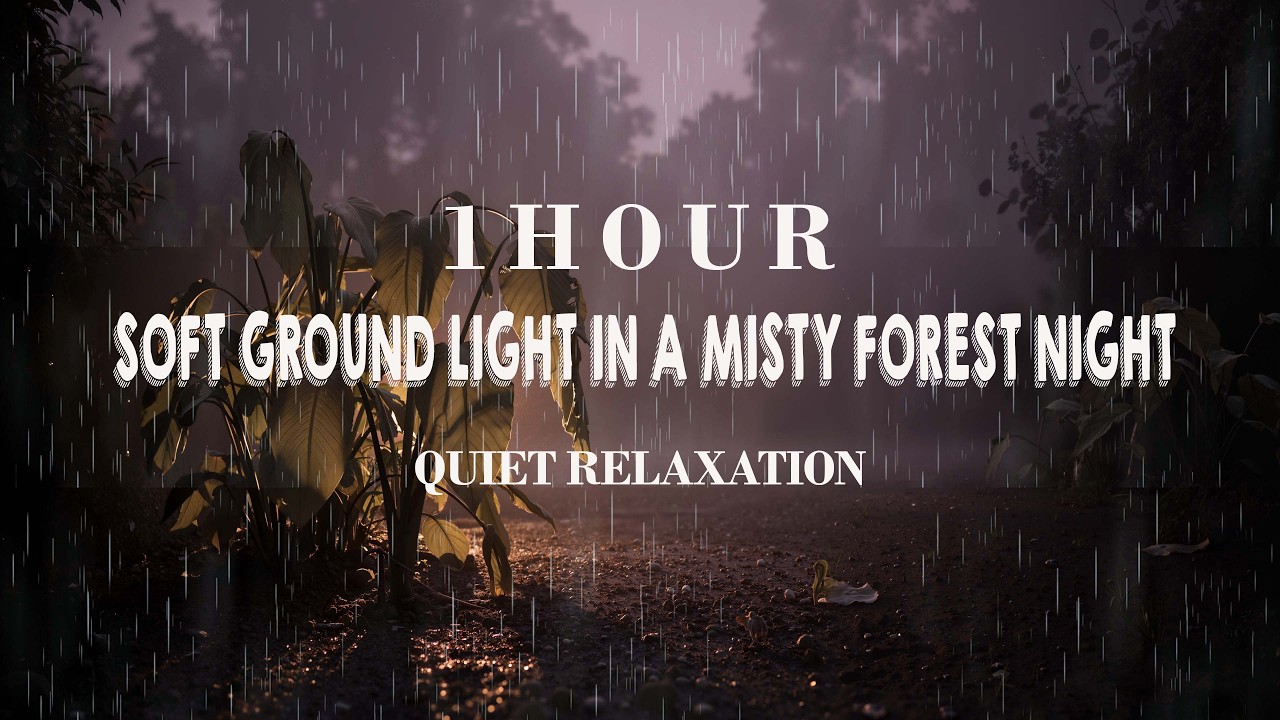 Gentle Rain Ambience for Quiet Relaxation and Deep, Undisturbed Sleep | ASMR