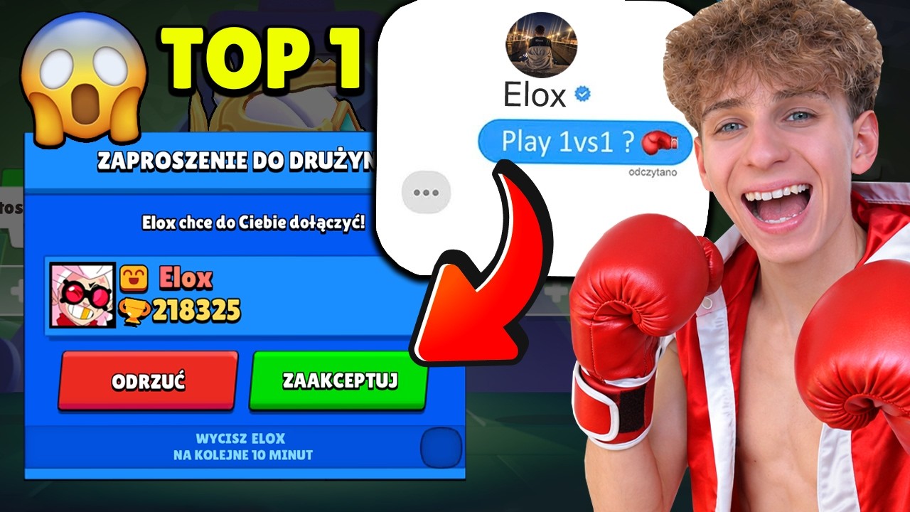 NAPISAŁEM do 50 NAJLEPSZYCH GRACZY na ŚWIECIE żeby ZAGRALI ZE MNĄ 1 VS 1 w BRAWL STARS...🥊