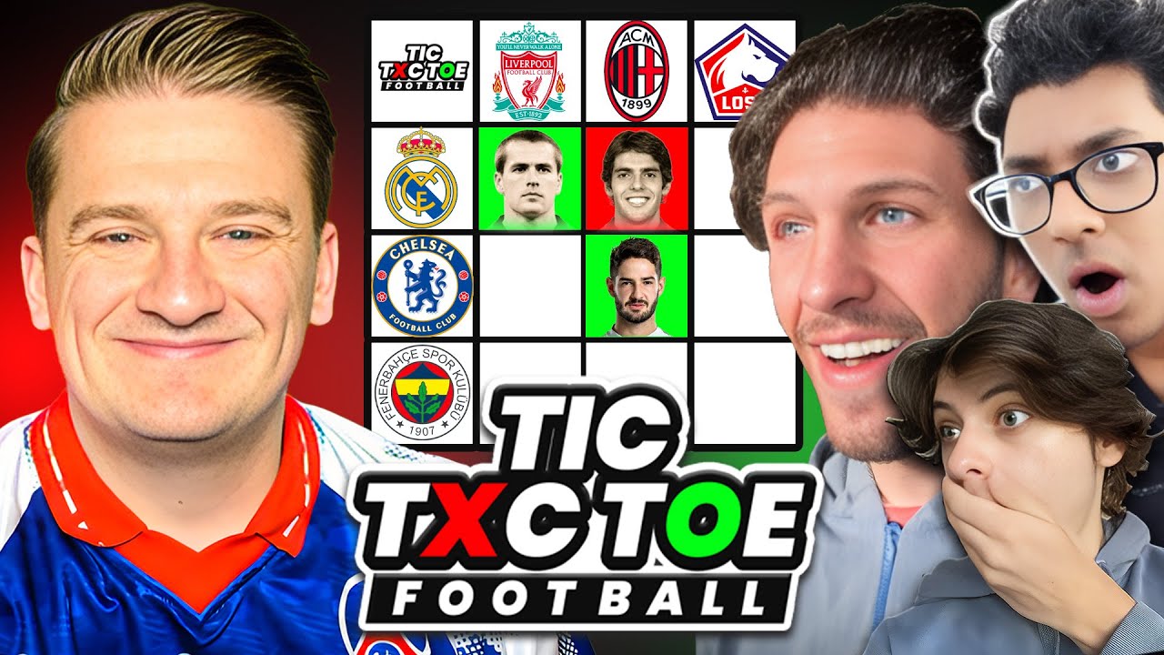 FOOTY TIC TAC TOE Vs @Get Stuck In