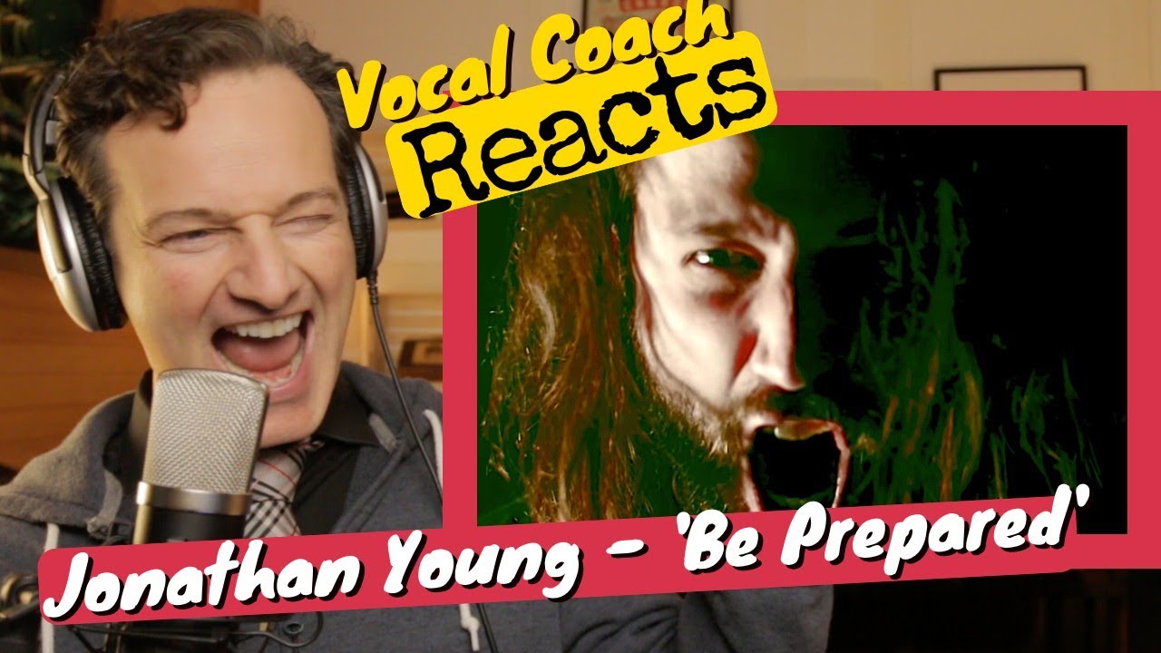 Vocal Coach REACTS - Jonathan Young 'Be Prepared' (Lion King Cover)