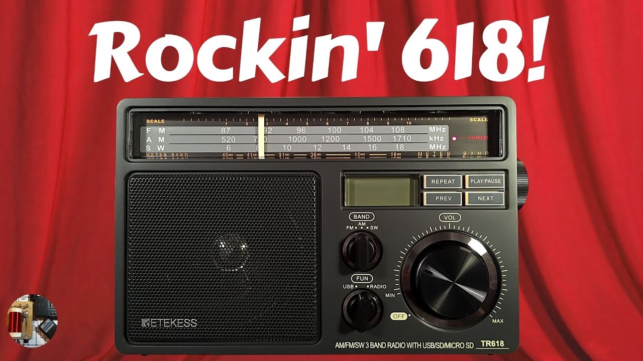 Retekess TR618 AM FM Shortwave Radio w/MP3 Review