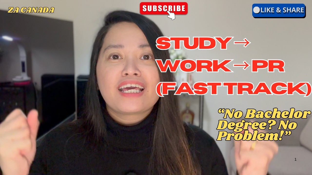 Study 2 Years, Work 3 Years, Then GET CANADA PR?! 🇨🇦 | Taglish Guide para sa College Grad!