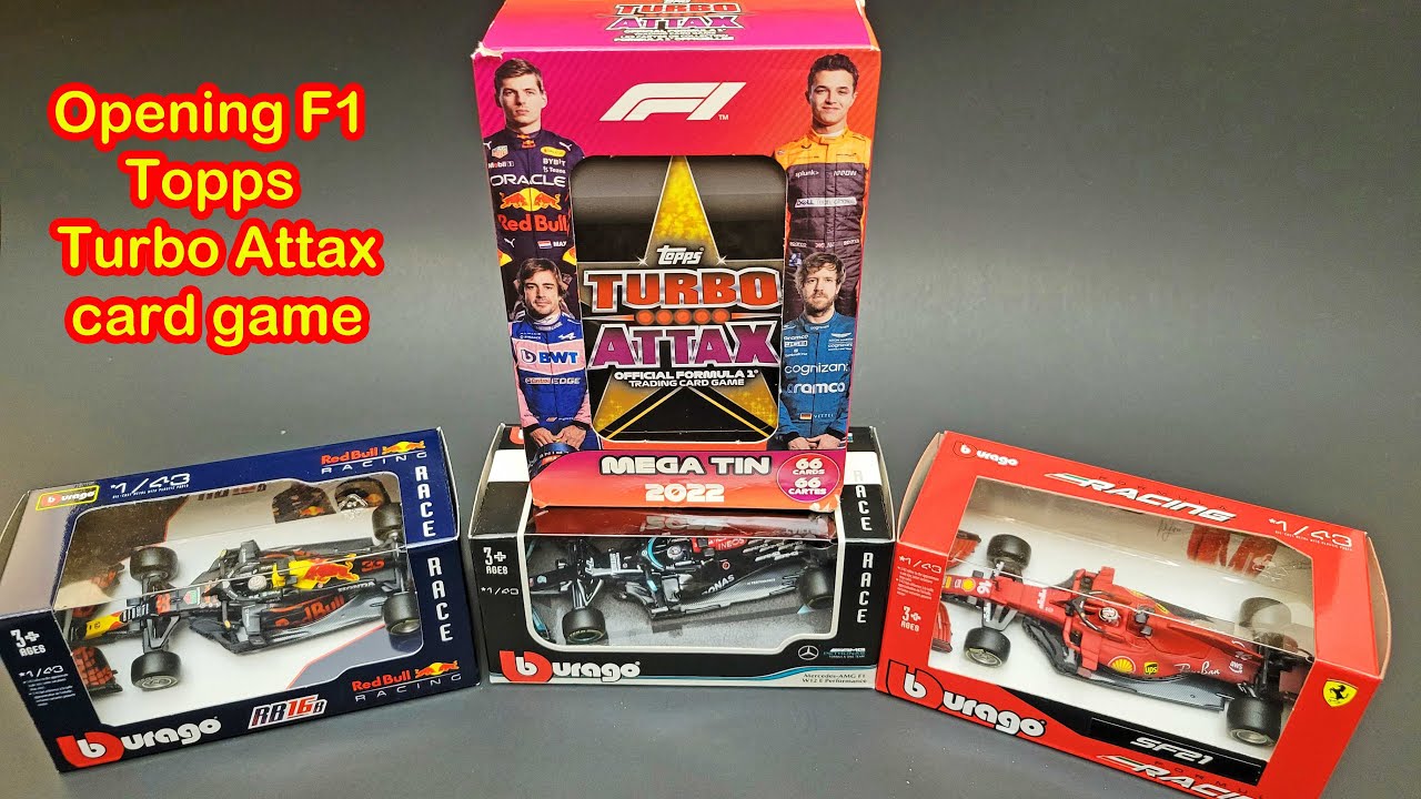 Opening Formula 1 F1 Topps Turbo Attax Trading cards 2022 2023