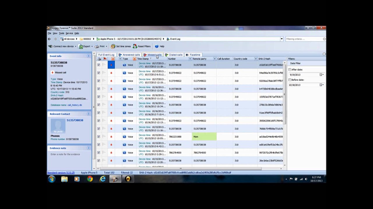 Mobile Forensics and applications