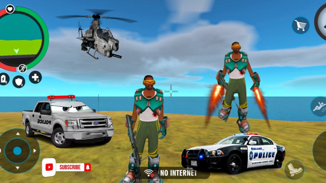 STEEL SUIT FLYING CRIMINAL CRIME SCENE 6 || Real Gangster crime || OPEN WORLD GAMEPLAY ANDROID
