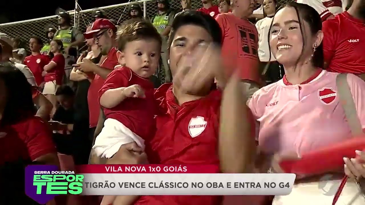 Vila Nova vence clássico contra o Goiás e entra no G4