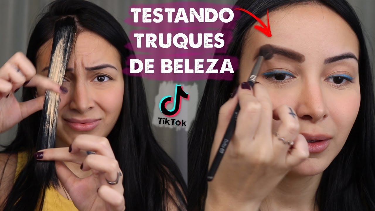 TESTANDO TRUQUES DE BELEZA DO TIK TOK