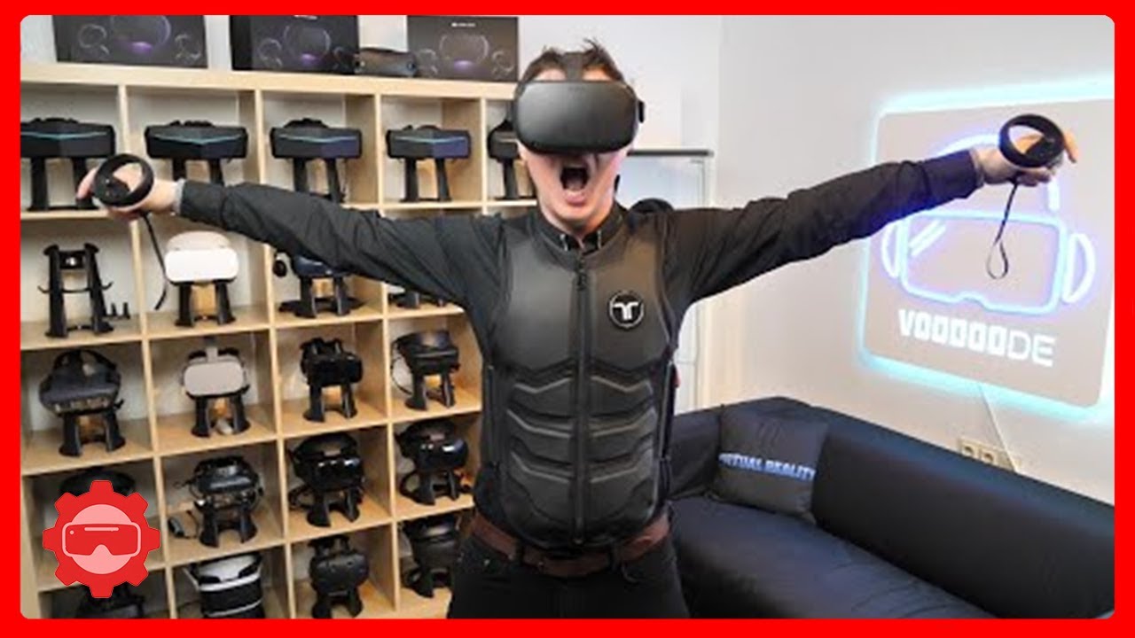 Ich kann einen Pfeil in meiner Brust spüren! Die bHaptics TactSuit Weste im Test!