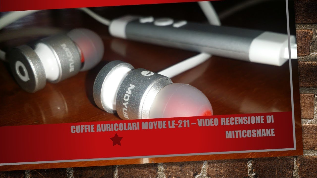 Auricolari in ear bluetooth Moyue LE 211 - Video recensione di MiticoSnake