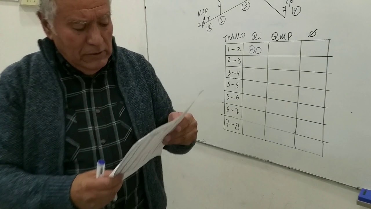 Calcular diámetro de tuberías de agua potable con planos.