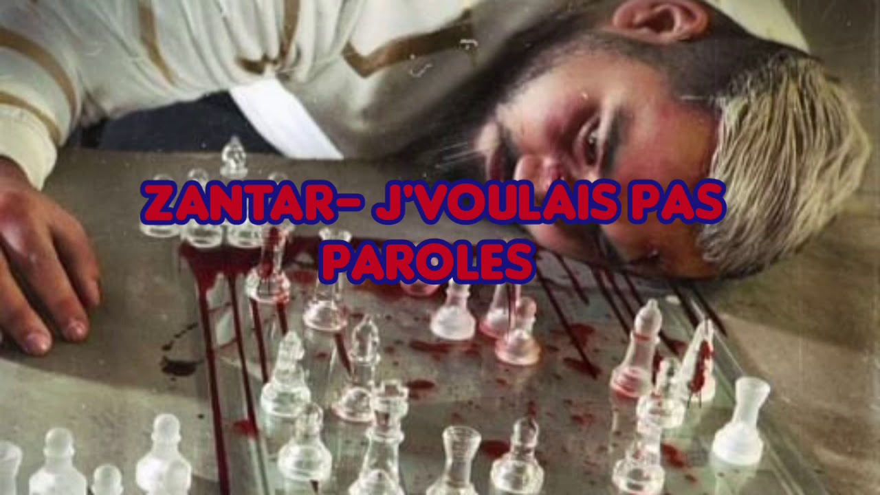 PAROLES || ZANTAR - J'VOULAIS PAS