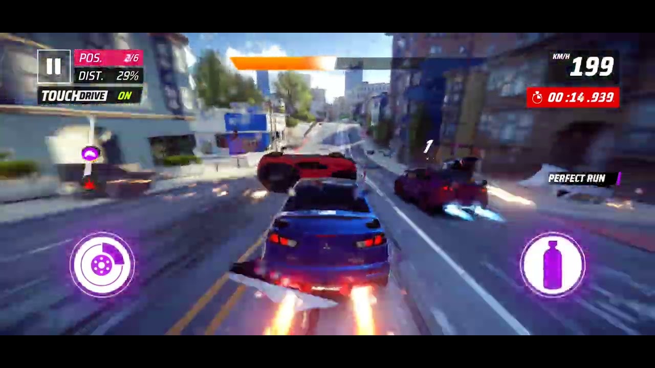 Asphalt car racing 