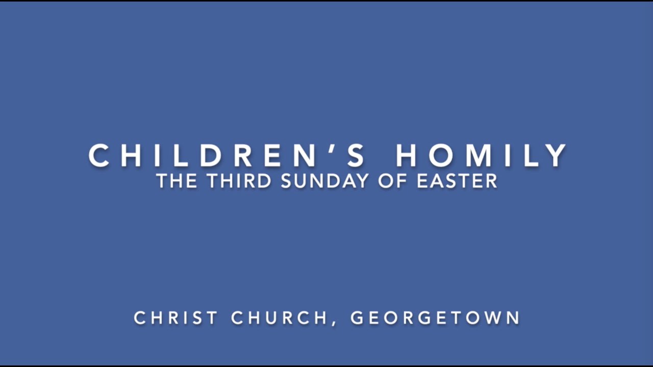 Children's Homily | The Third Sunday of Easter