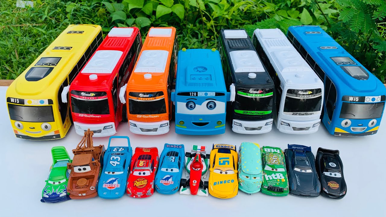 Mobil Mobilan Truk Oleng, Mobil Truk Molen, Mobil Balap, Truk Pasir, Mobil Roket, Damkar, Tayo #5689