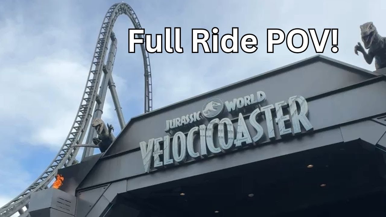 Velocicoaster Row 11 Full Ride POV - August 2025