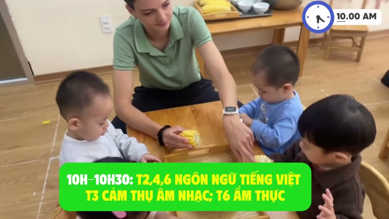 Bật mí 1 ngày đi học của các em bé 2-3 tuổi tại Jasmine!