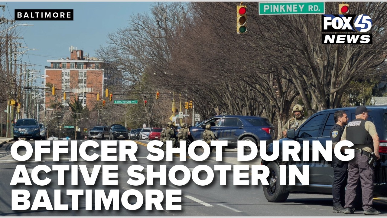 Two police officers shot in Baltimore during active shooter incident