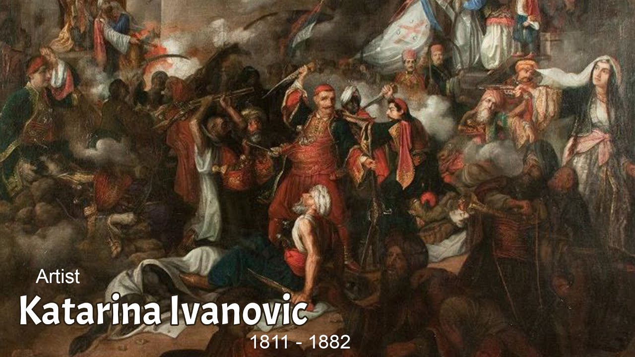 Artist Katarina Ivanovic (1811 - 1882) Serbian Painter | WAA