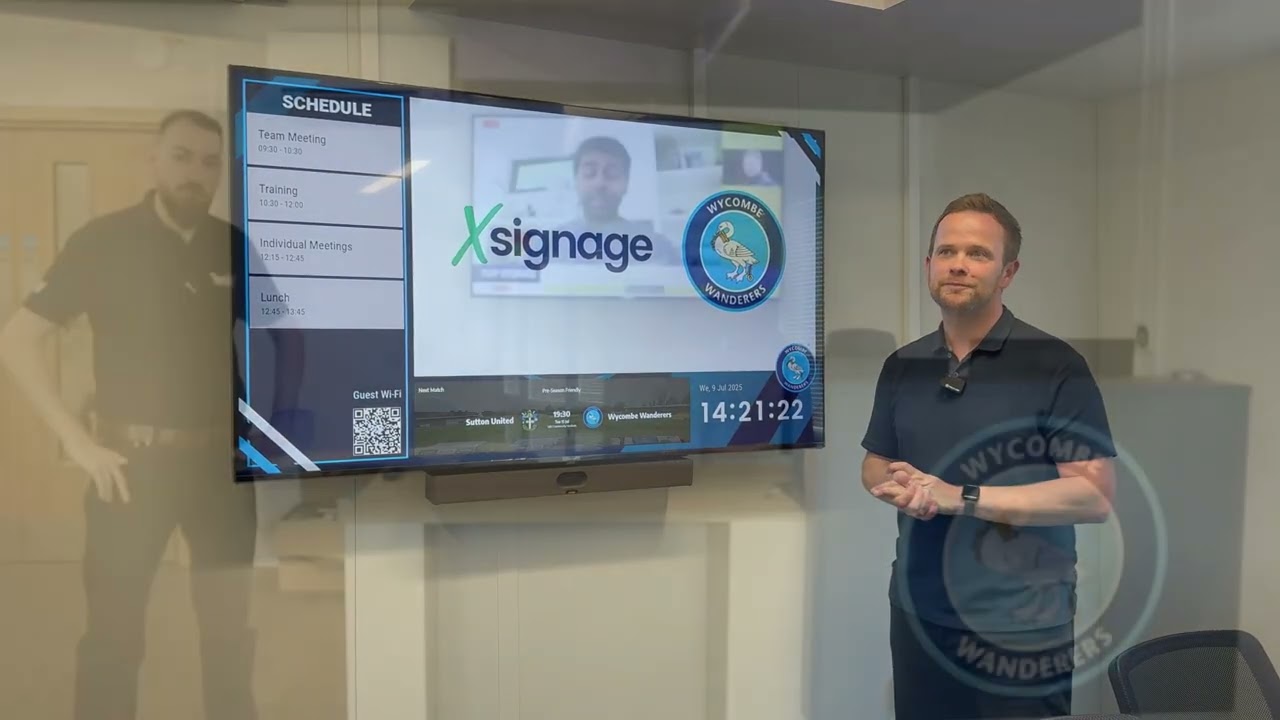 Wycombe Wanderers' New Training Ground Gets a Digital Upgrade | Xsignage in Action by TenAV