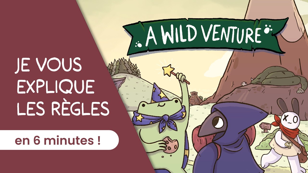 Je vous explique les règles du jeu A WILD VENTURE en moins de 6 minutes!