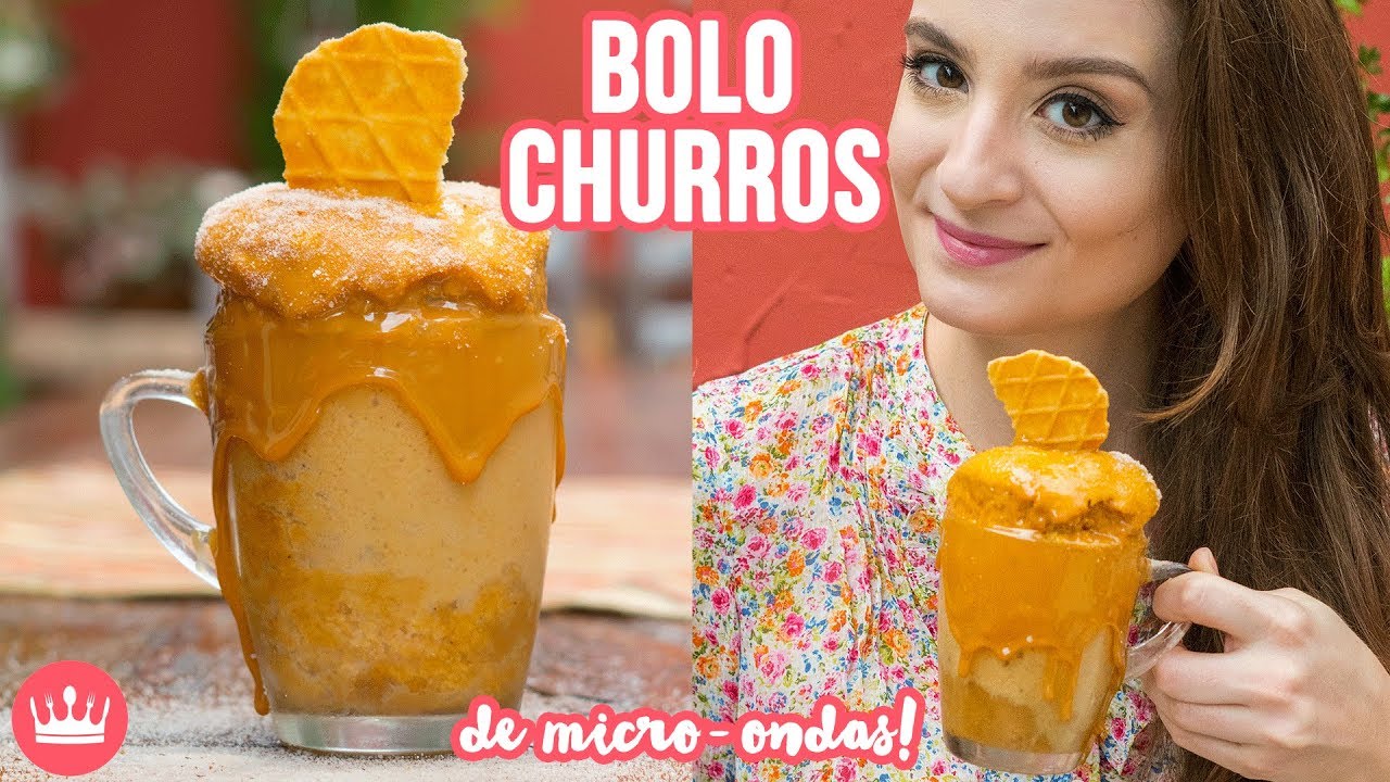 BOLO CHURROS DE CANECA (FEITO NO MICRO-ONDAS!) | Cozinha do Bom Gosto | Gabi Rossi