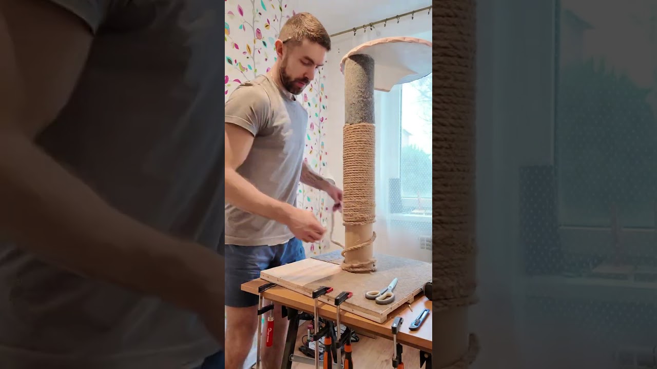 Updating scratching post for my kitty