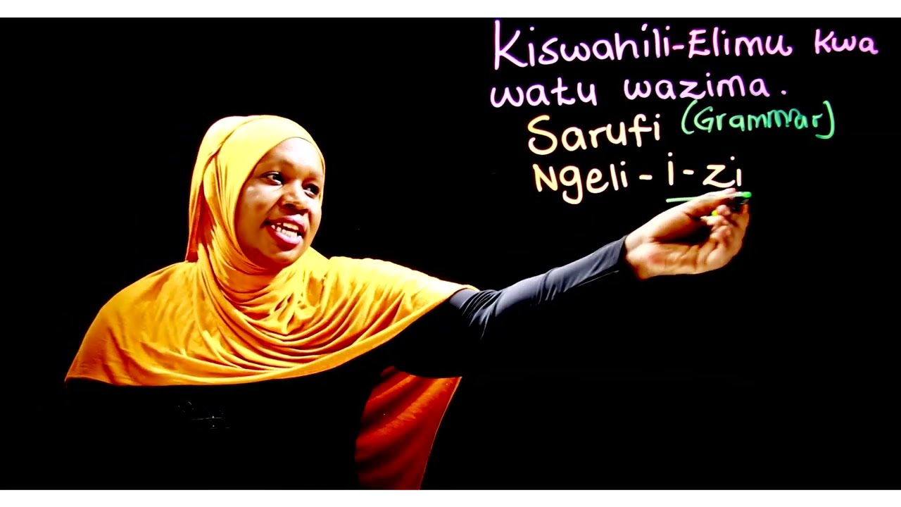 Kiswahili - Elimu ya watu wazima  - Somo la 3: Sarufi (Ngeli ya i - zi)