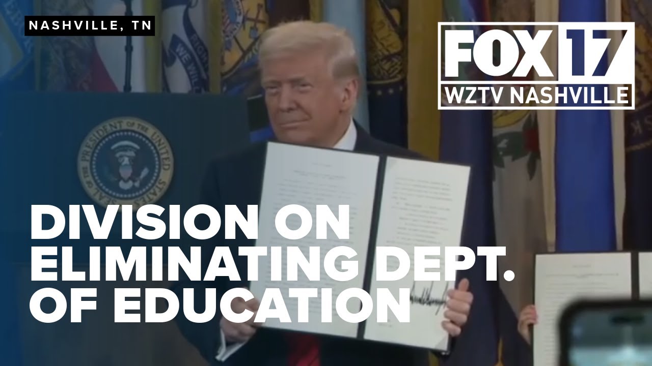 Tenn. educators, lawmakers divided on eliminating Department of Education
