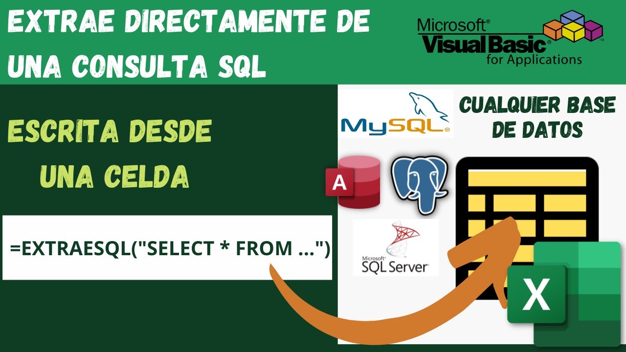VBA: Función UDF para ejecutar consultas SQL desde Excel (Parte 2)