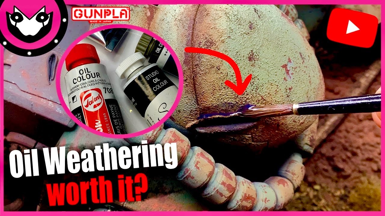 How to Weather Gunpla | Oil Paint Weathering for Beginners! | Gunpla Tutorial!
