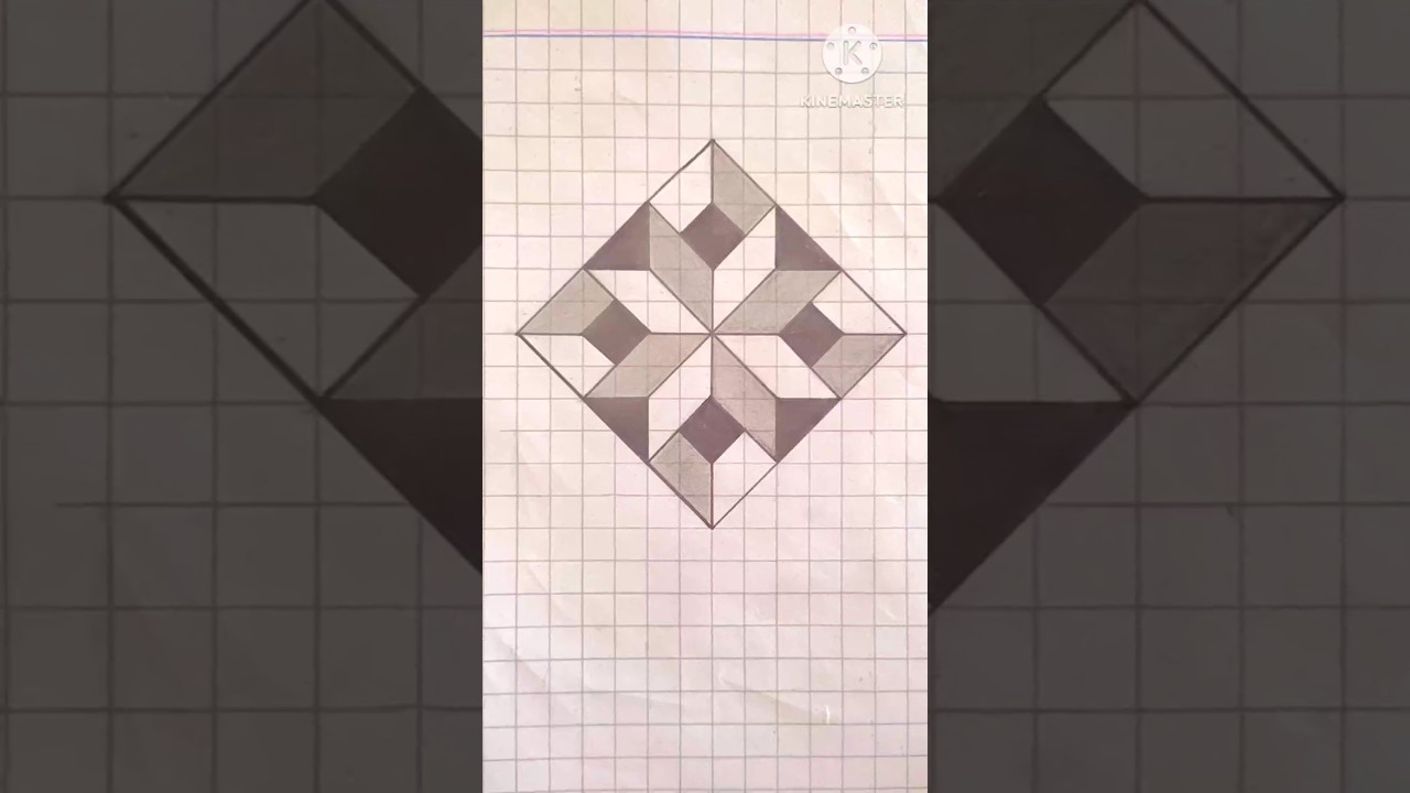Easy 3D Drawing illusion 🥰🥰🥰🥰 