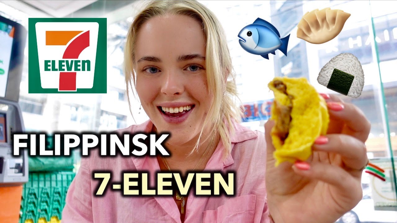 Filippinsk 7-ELEVEN mad I 24 timer🍙🇵🇭🐟
