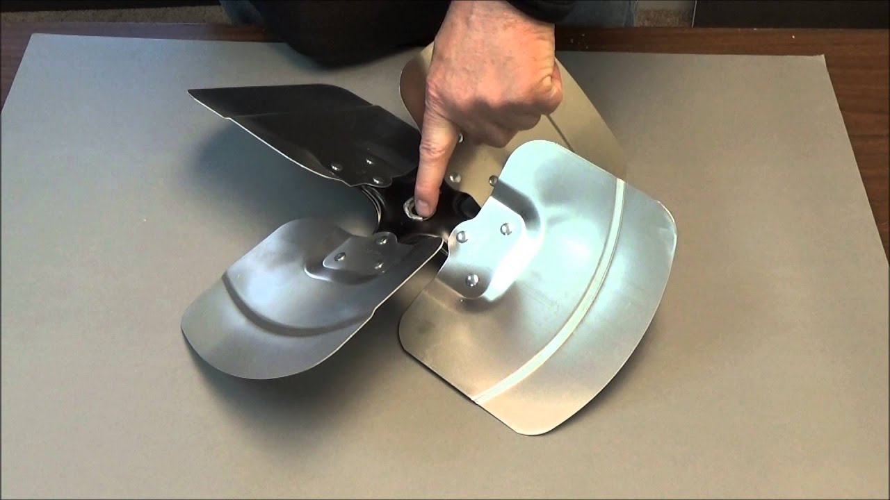 Replacing condenser fan blade
