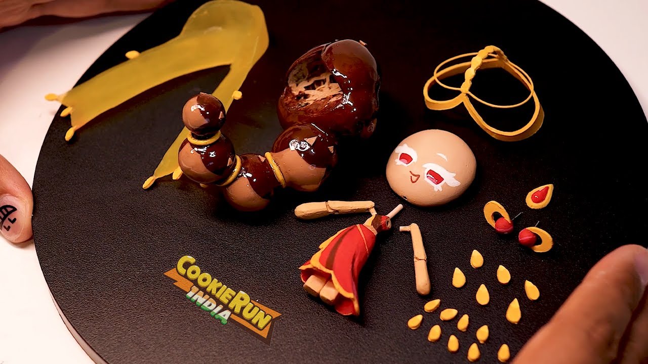Приготовление печенья Гулаб Джамун 🍪 CookieRun Индия