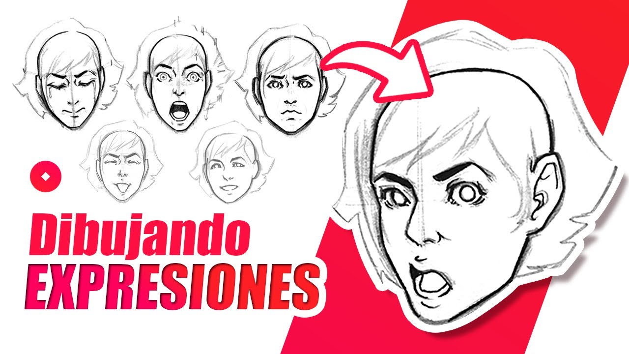 Dibujando EXPRESIONES de la cara 🔸 Guz Artema