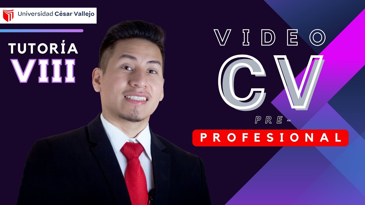 VIDEO CV - TUTOR&Iacute;A VIII: PROYECTO PROFESIONAL - UCV