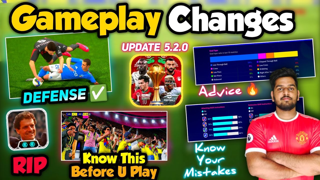 Update 5.2.0 All New Gameplay Changes E-Football 26 | Don't Play Without knowing This | Defense ✅