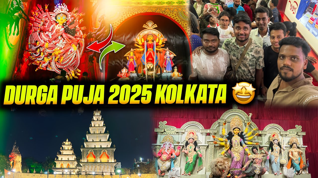 Durga Puja 2025 || Kolkata Durga Puja vlog || South Kolkata || Puja 2025 || 😍