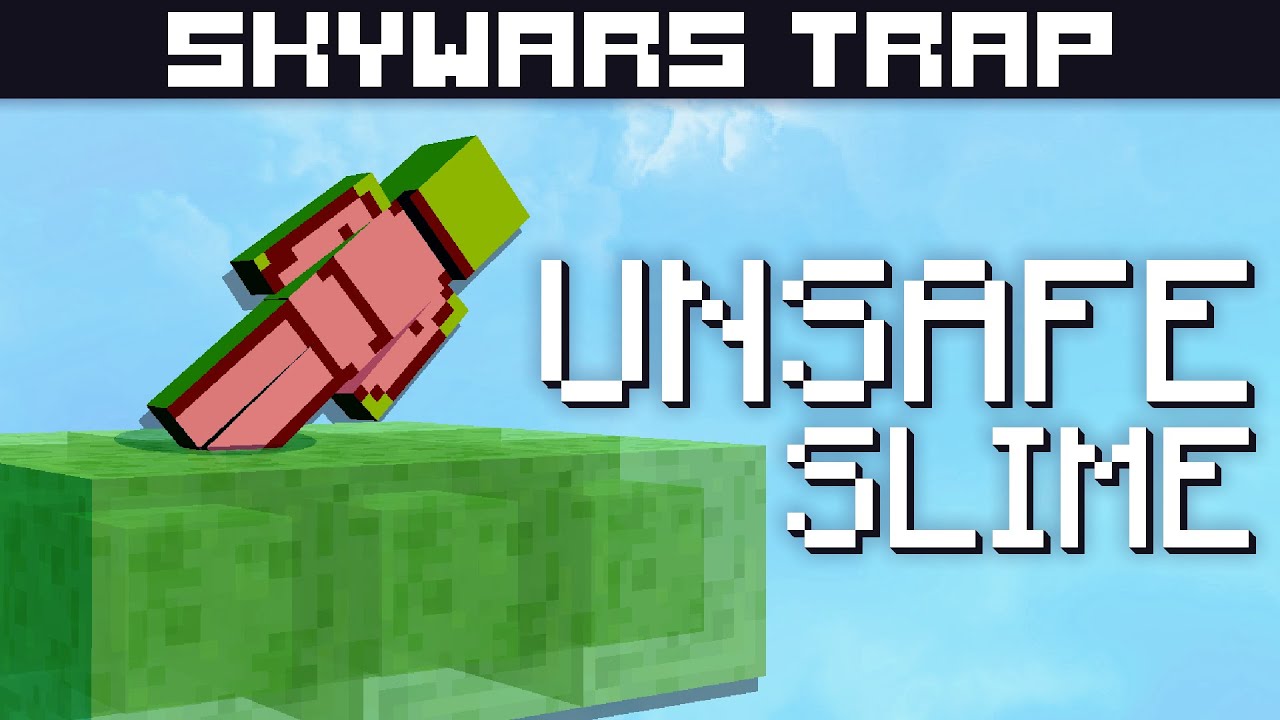 Skywars | Ловушка из слизевых блоков