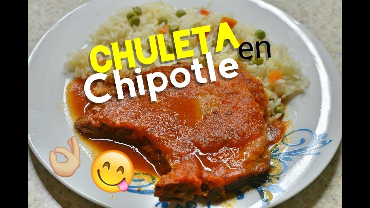 Chuletas en Salsa Chipotle