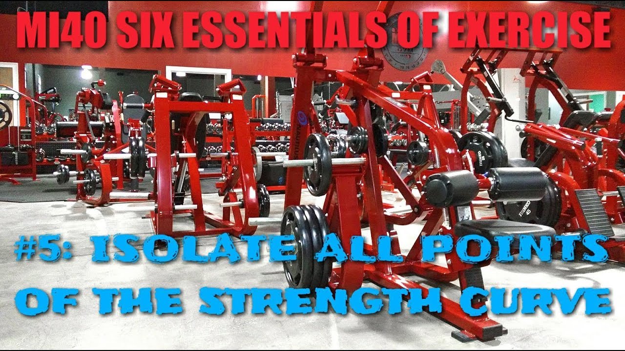 Mi40 6 Essentials of Exercise #5: Isolate All Points of the Strength Curve