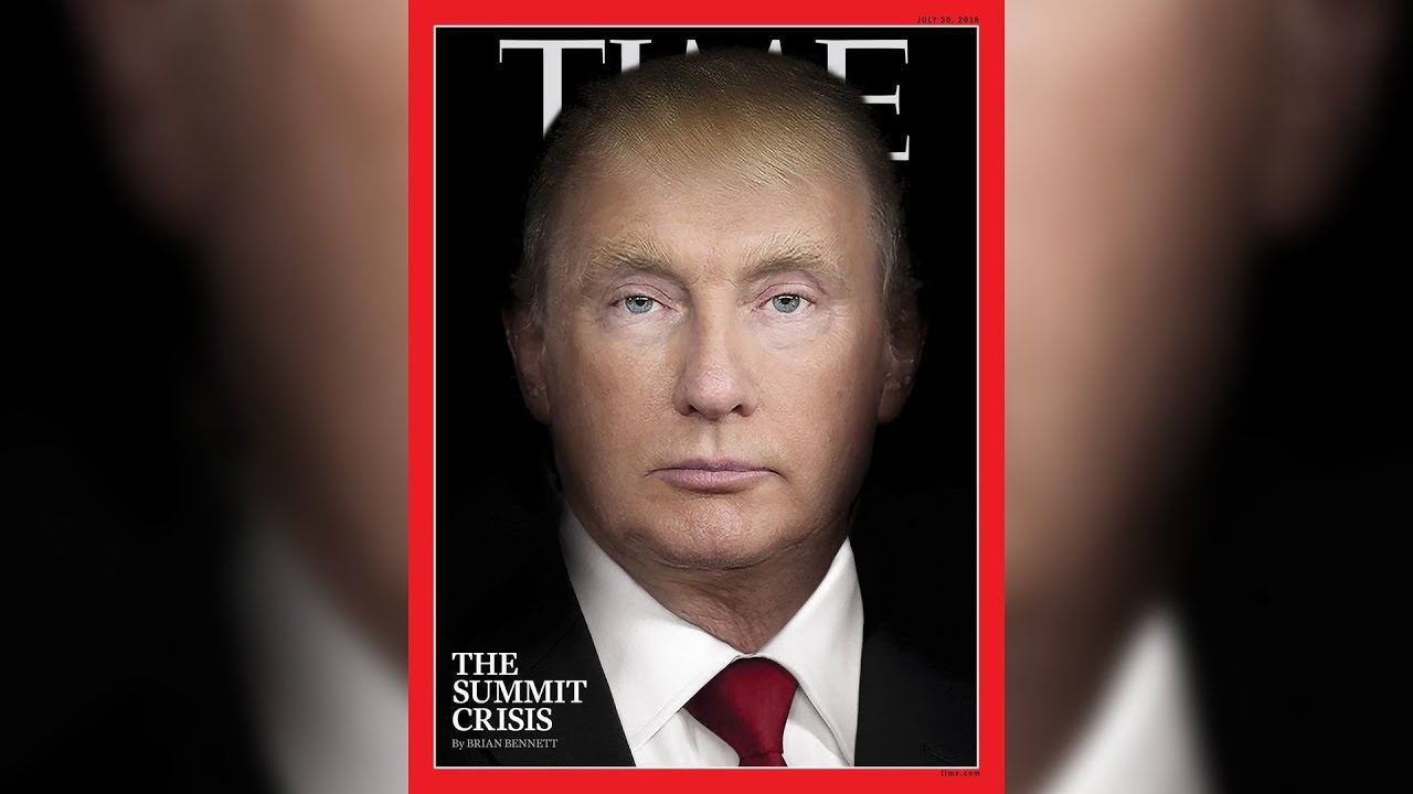 TIME Magazine morphs Trump and Putin's faces for latest cover