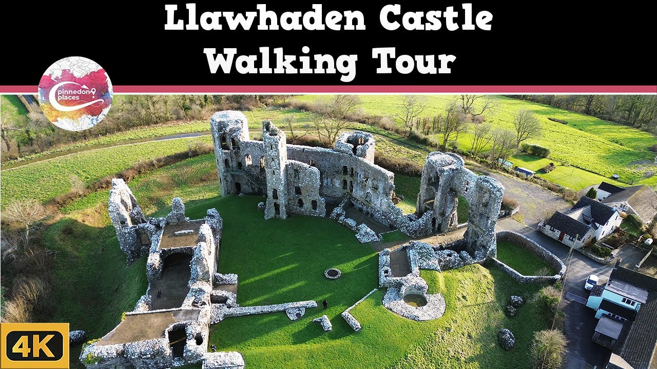 LLAWHADEN CASTLE  |   HAUNTED by Tanglwyst the Witch & a FORTRESS Built for it's Bishops