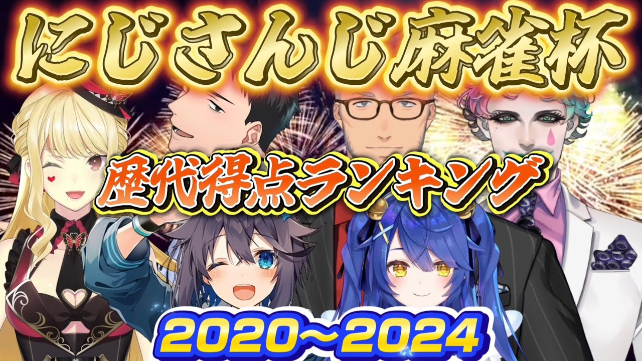 【にじさんじ麻雀杯】歴代得点ランキング※概要欄参照(ネタバレ注意)【にじさんじ/にじさんじ切り抜き/舞元啓介/ルイスキャミー/ジョー力一/社築/天宮こころ/空星きらめ/雀魂】