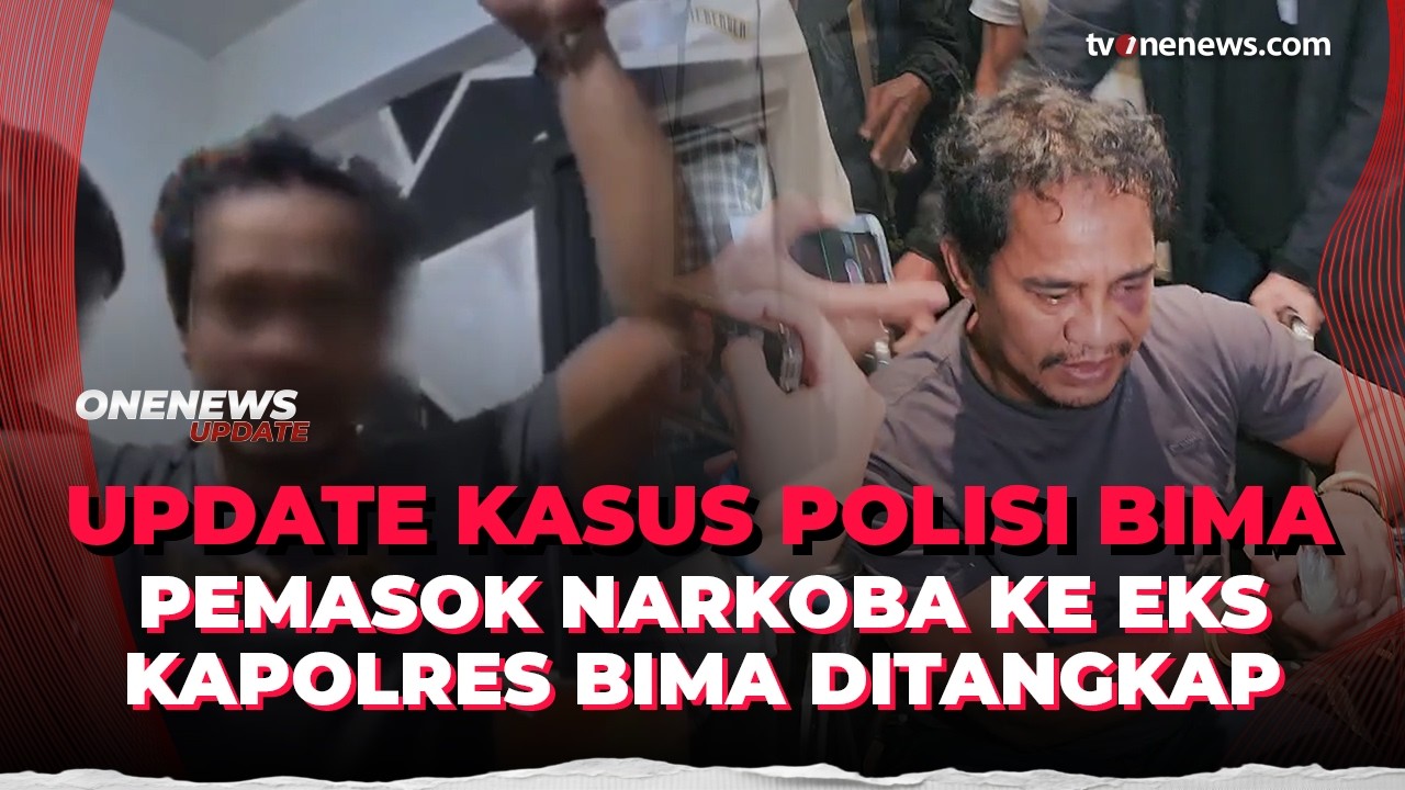 Penangkapan Pemasok Narkoba ke Polisi Bima, Diringkus saat Kabur ke Pontianak | OneNews Update