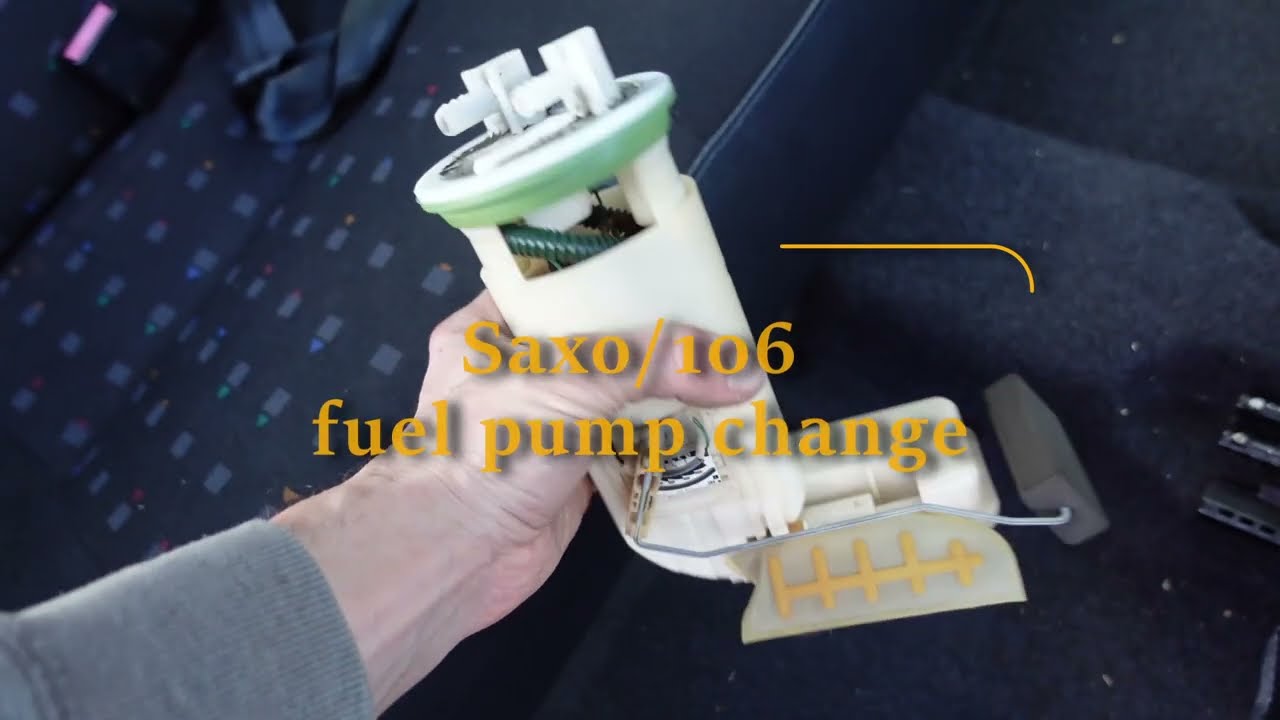 HOW TO: Citroen Saxo, Peugeot 106 - FUEL PUMP change