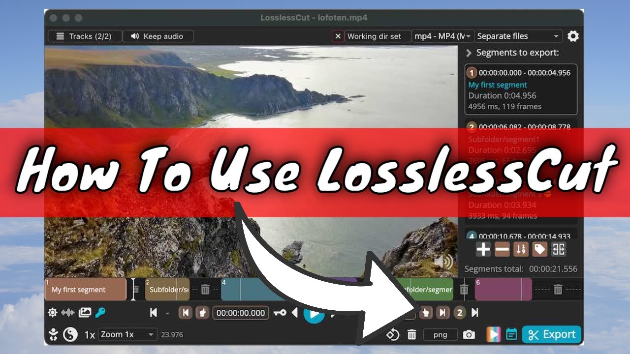 Edit Videos Fast with LosslessCut | No Re-Encoding Required - Tutorial
