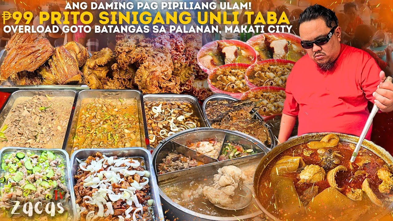 SINIGANG prito na UNLI TABA at overload GOTO batangas UNLI RICE at softdrinks! SULIT na kumain dito!